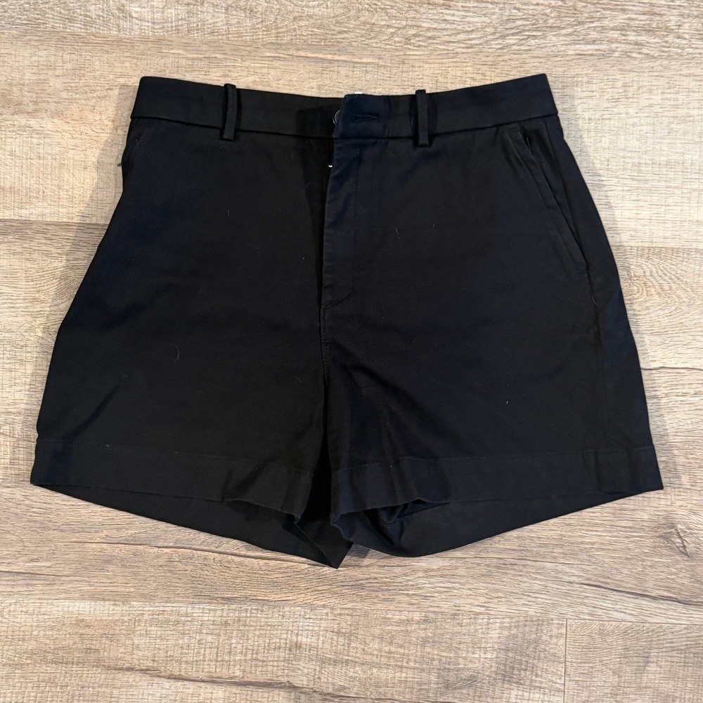 Spanx The Get Moving Shorts Black Twill 4-Inch Inseam Large 21282R